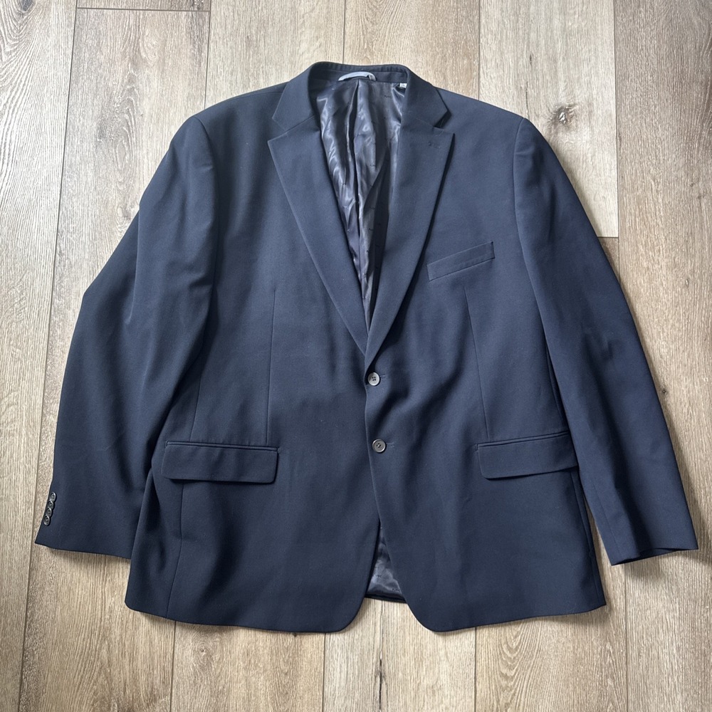 Michael Kors Men's Navy Modern Fit‎ Suit Jacket Blazer Sport Coat Sz 50L #1015
